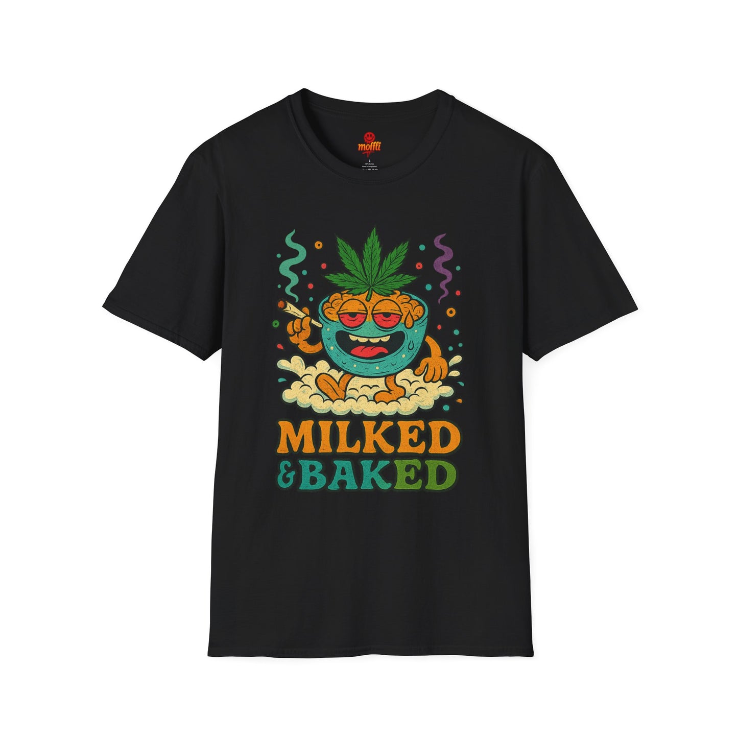Milked & Baked Stoner  420 Cereal Shirt (Tax Included)