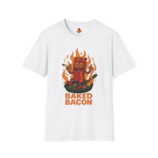 Baked Bacon T-Shirt – Funny Weed Bacon Shirt (Tax Included)
