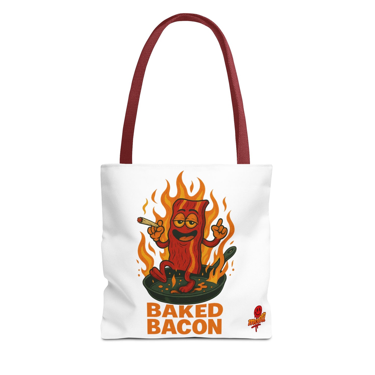 Baked Bacon Tote Bag – Funny Stoner Bacon Weed (Tax Included)
