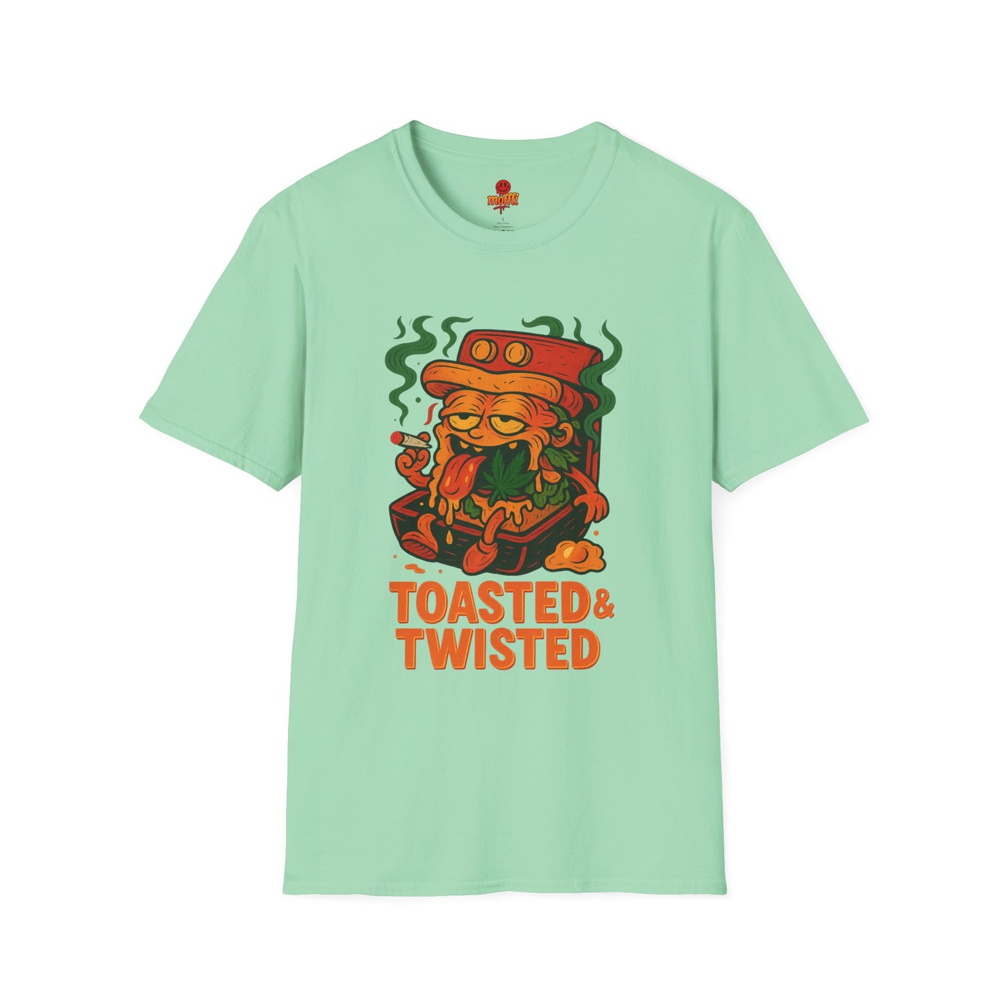 Toasted & Twisted T-Shirt – Funny Weed Sandwich (Tax Included)