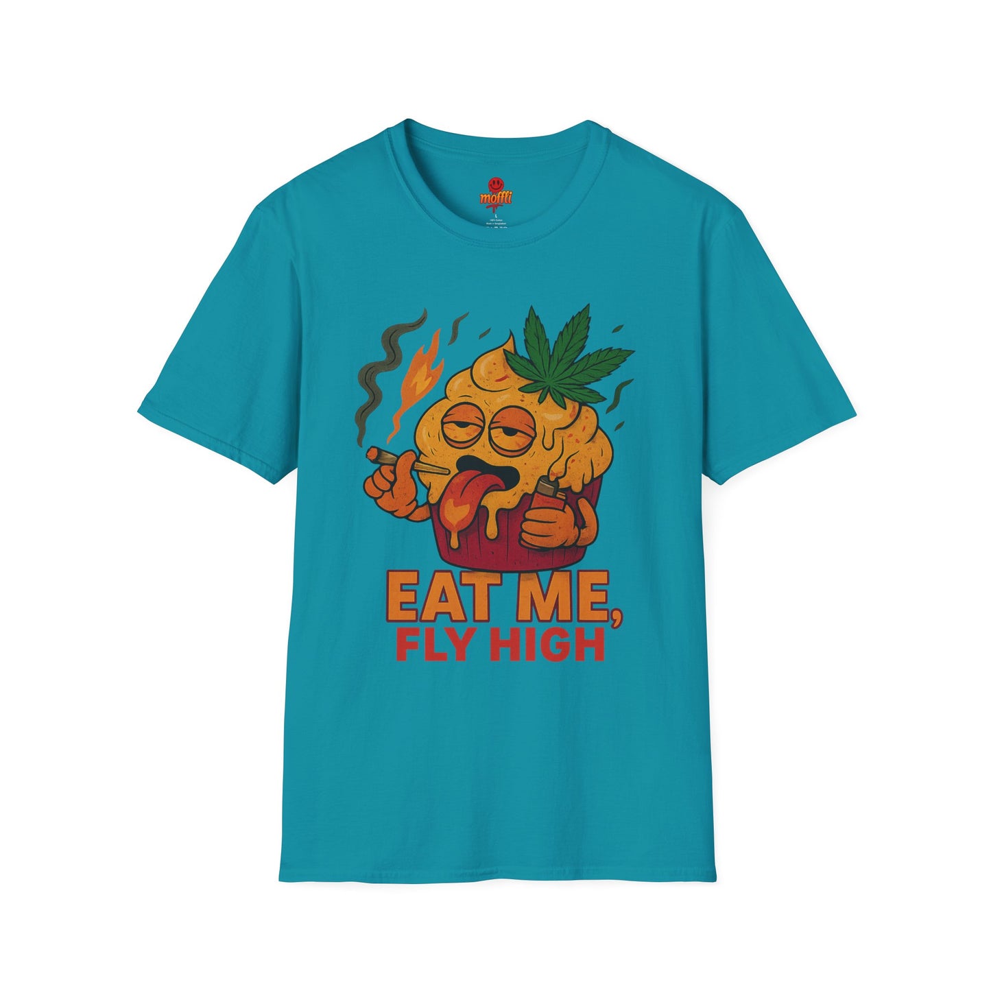 Eat Me Fly High T-Shirt – Funny Weed Muffin Shirt (Tax Included)