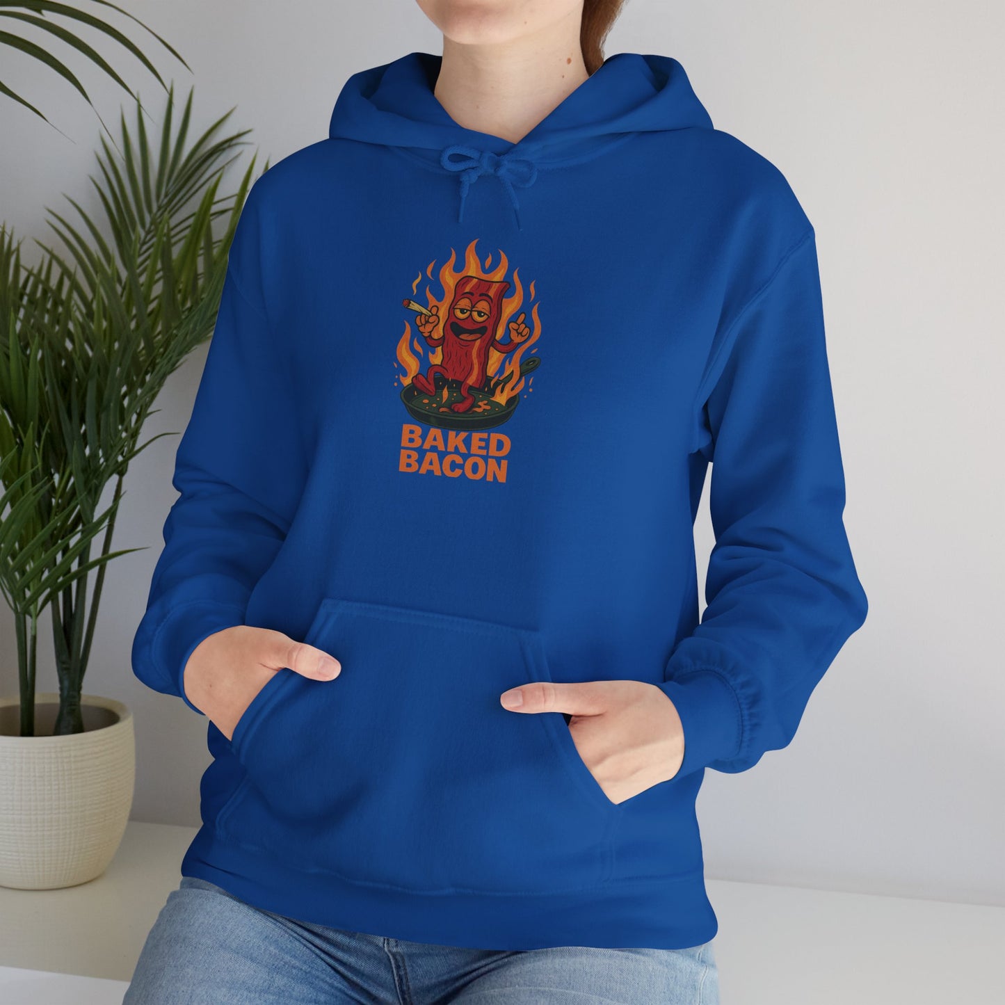 Baked Bacon Hoodie – Funny Weed Bacon (Tax Included)