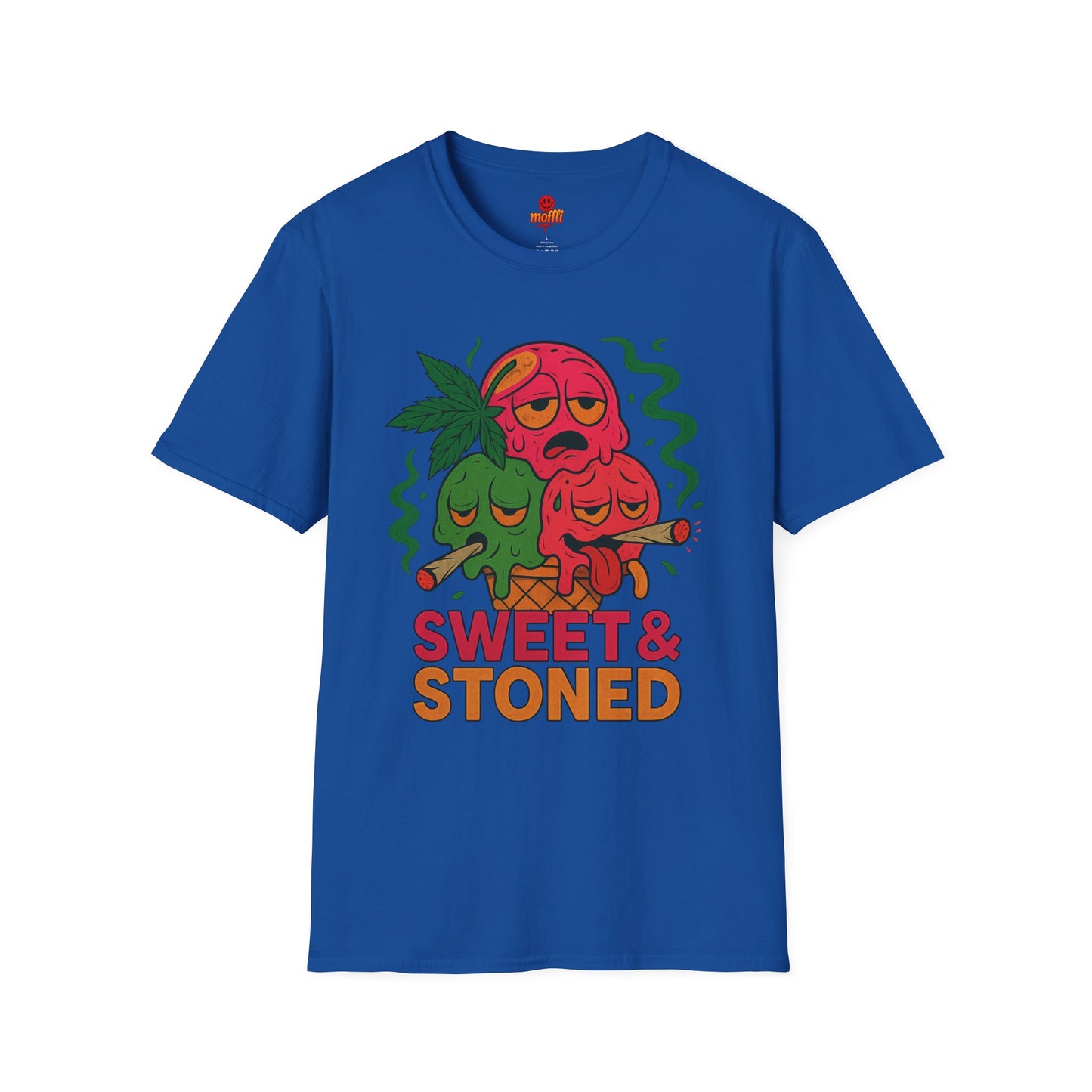 Sweet & Stoned T-Shirt – Funny Weed Ice Cream (Tax Included)