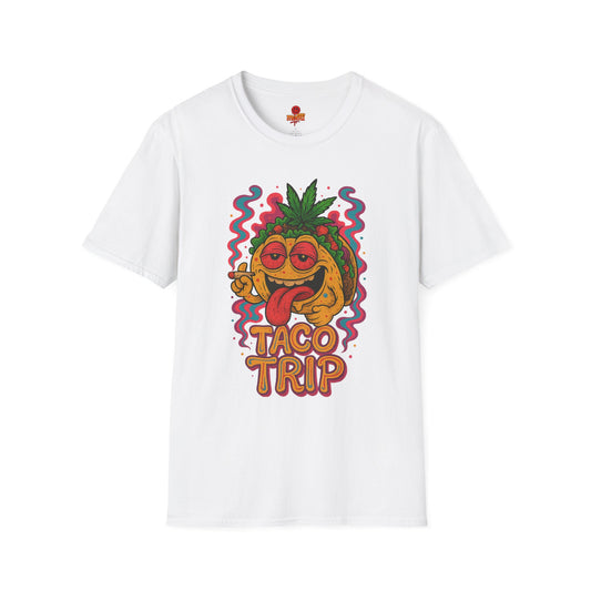Taco Trip T-Shirt – Funny Weed Taco Shirt (Tax Included)
