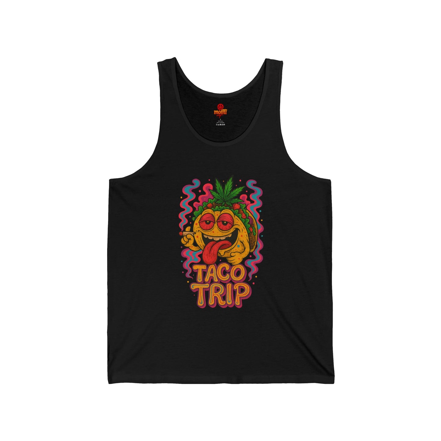 Taco Trip Tank Top, Funny Weed Taco (Tax Included)