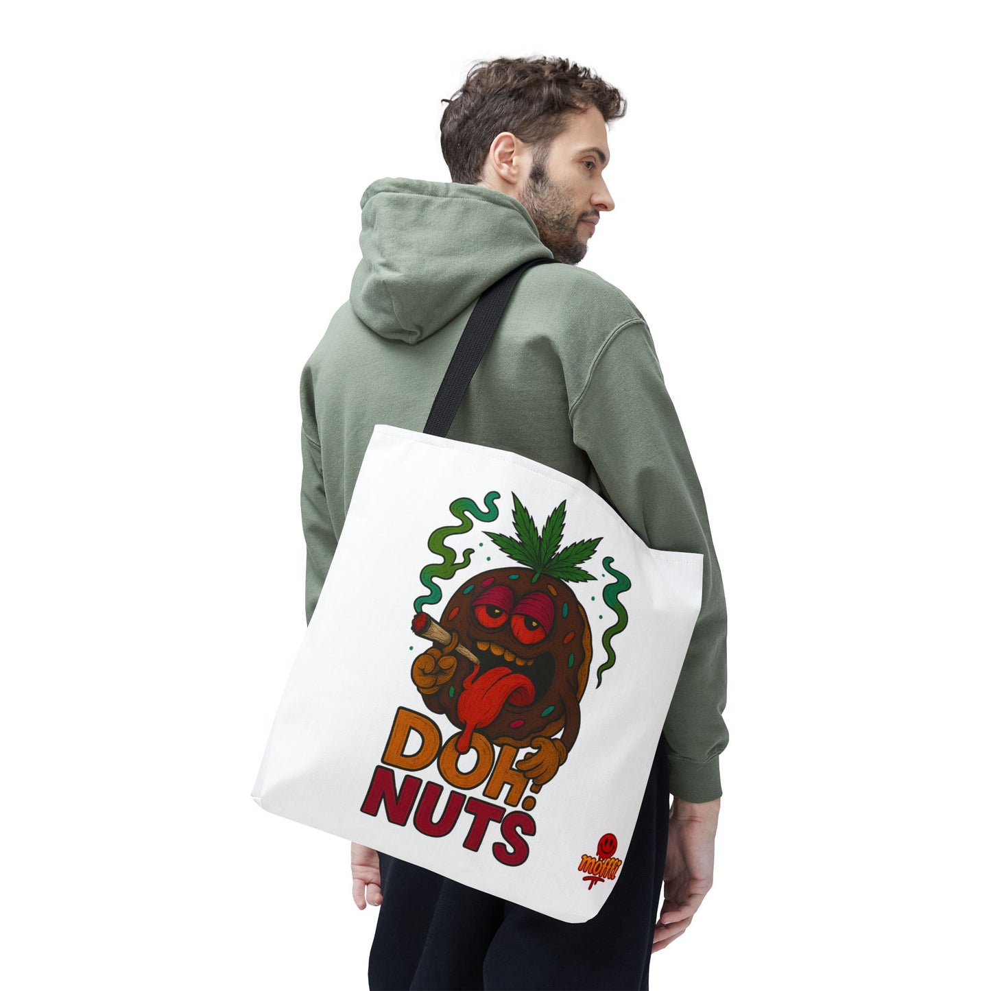 Doh! Nuts Tote Bag – Funny Weed Donut Design (Tax Included)