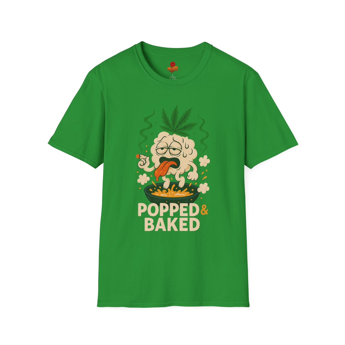 Popped & Baked – Funny Weed Popcorn Shirt (Tax Included)