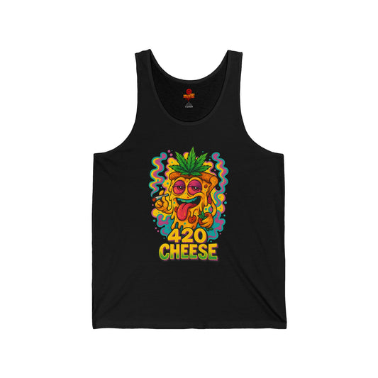 420 Cheese Tank Top, Funny Weed Cheese (Tax Included)
