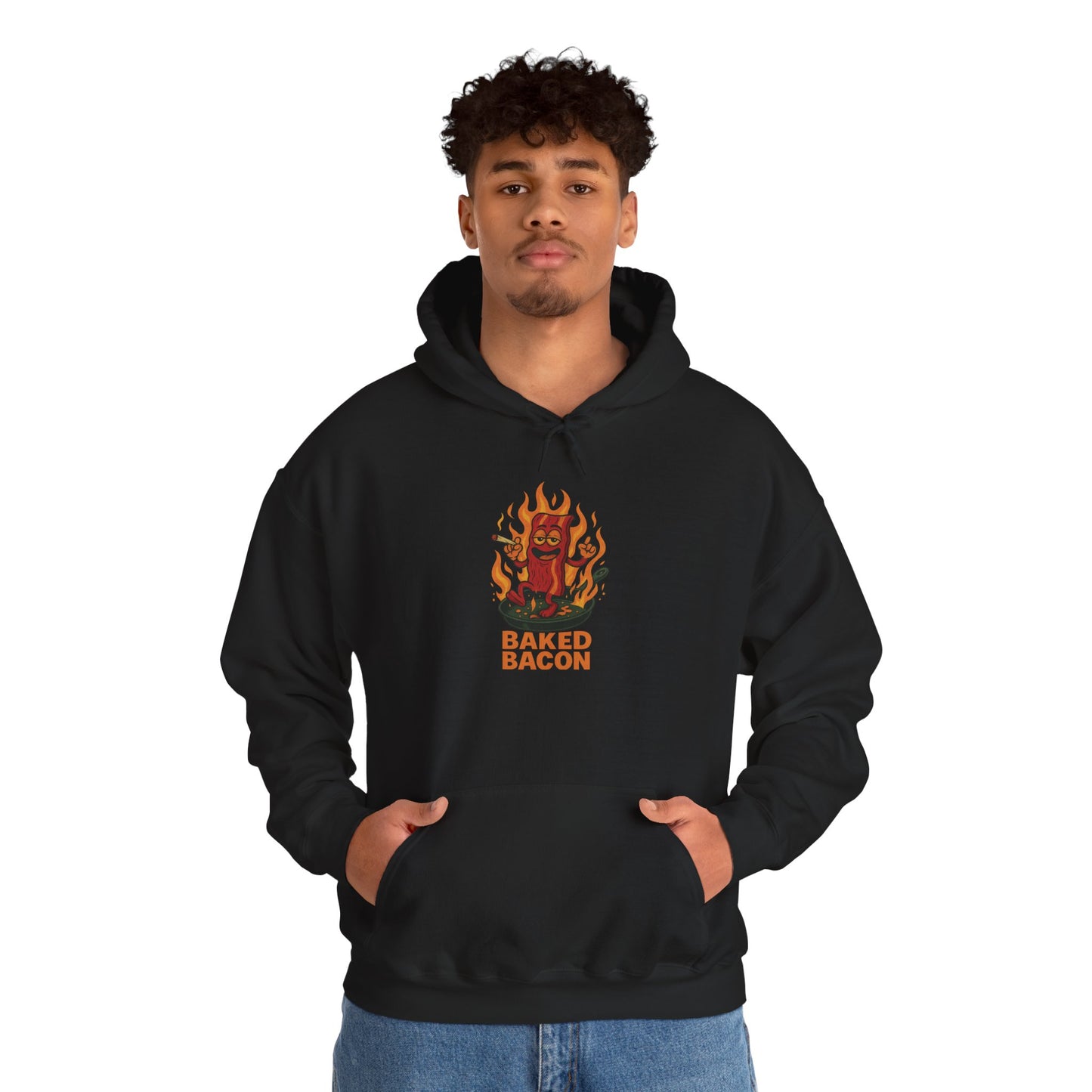 Baked Bacon Hoodie – Funny Weed Bacon (Tax Included)