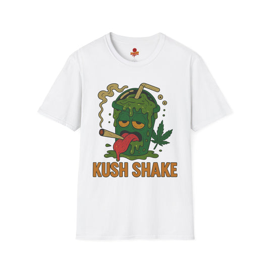 Kush Shake T-Shirt – Funny Weed Milkshake Shirt (Tax Included)