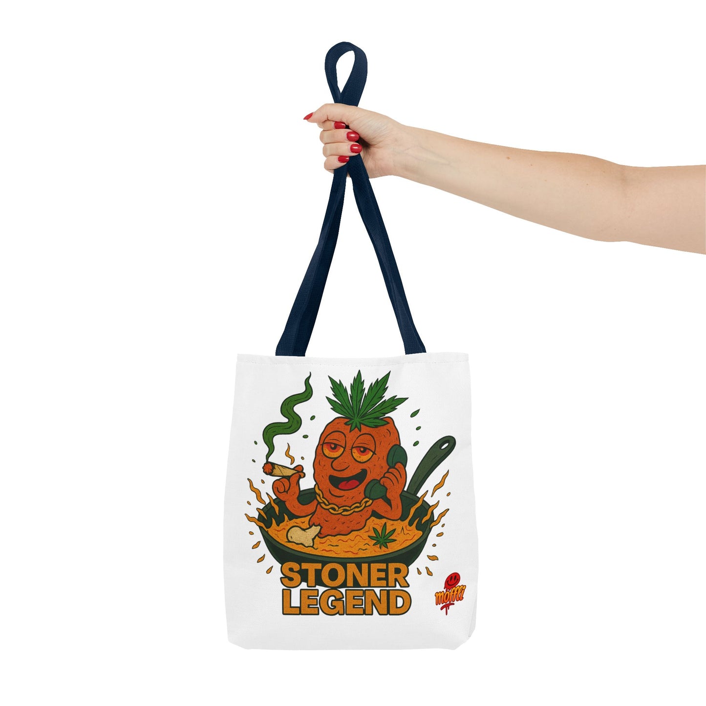Stoner Legend Tote Bag – Funny Weed Chef Design (Tax Included)