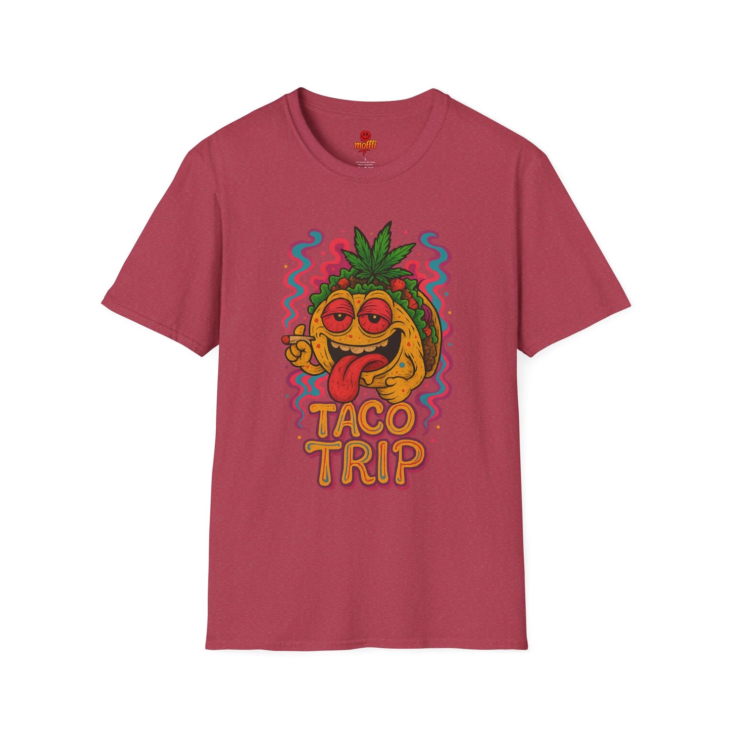 Taco Trip T-Shirt – Funny Weed Taco Shirt (Tax Included)