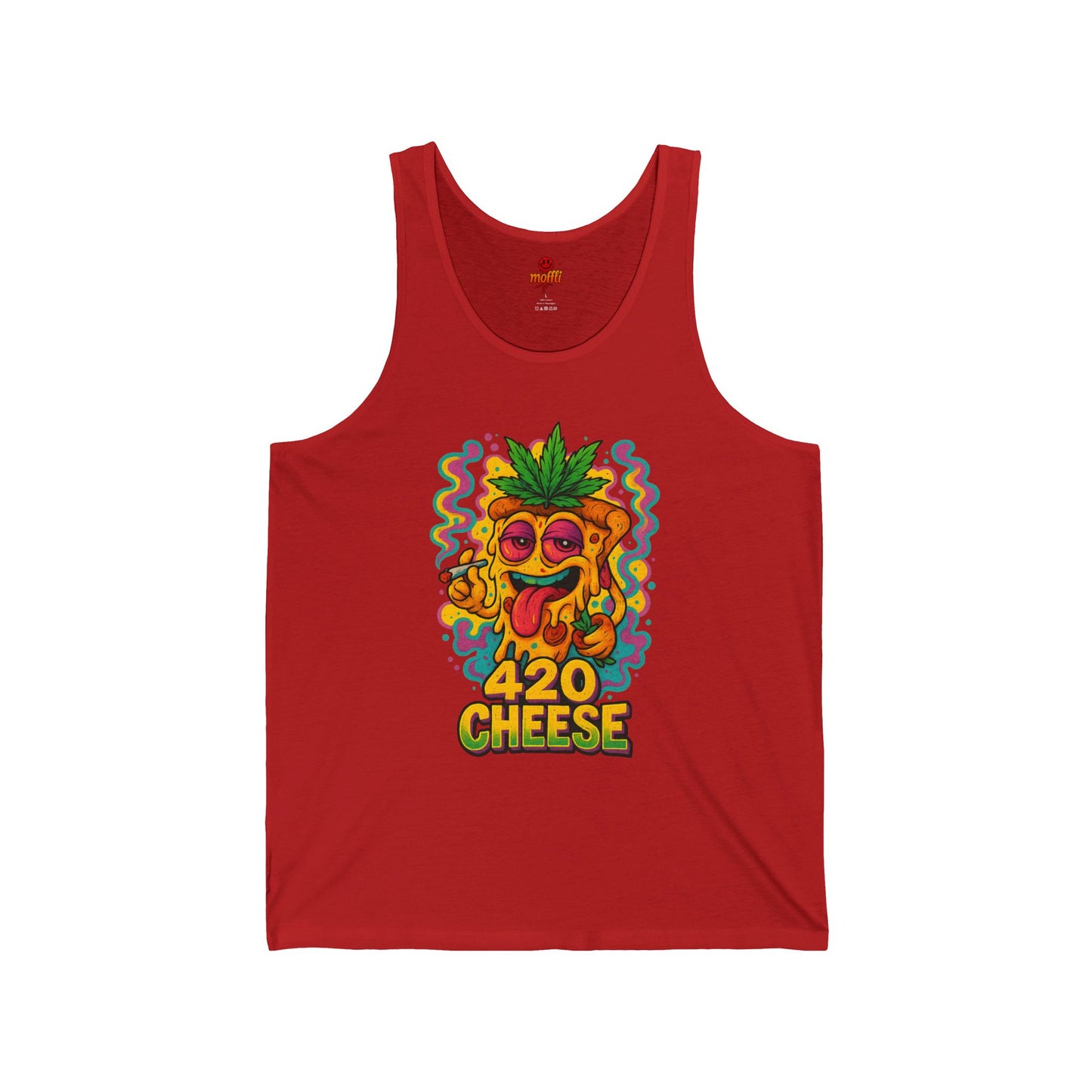 420 Cheese Tank Top, Funny Weed Cheese (Tax Included)