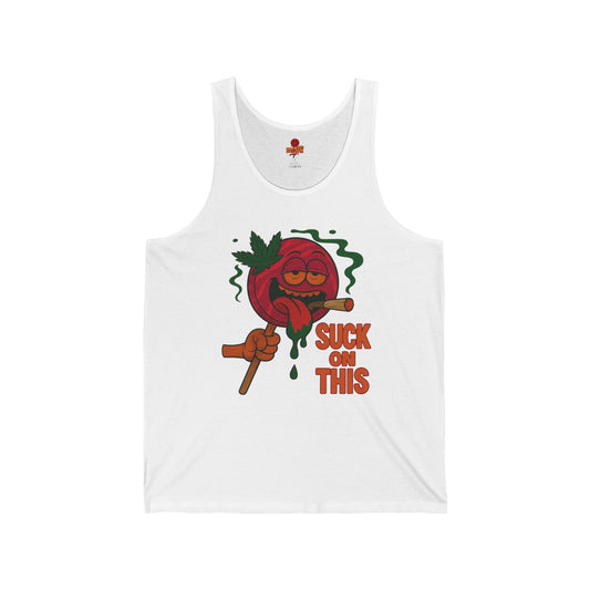 Suck On This Tank Top, Funny Stoner Lollipop  (Tax Included)