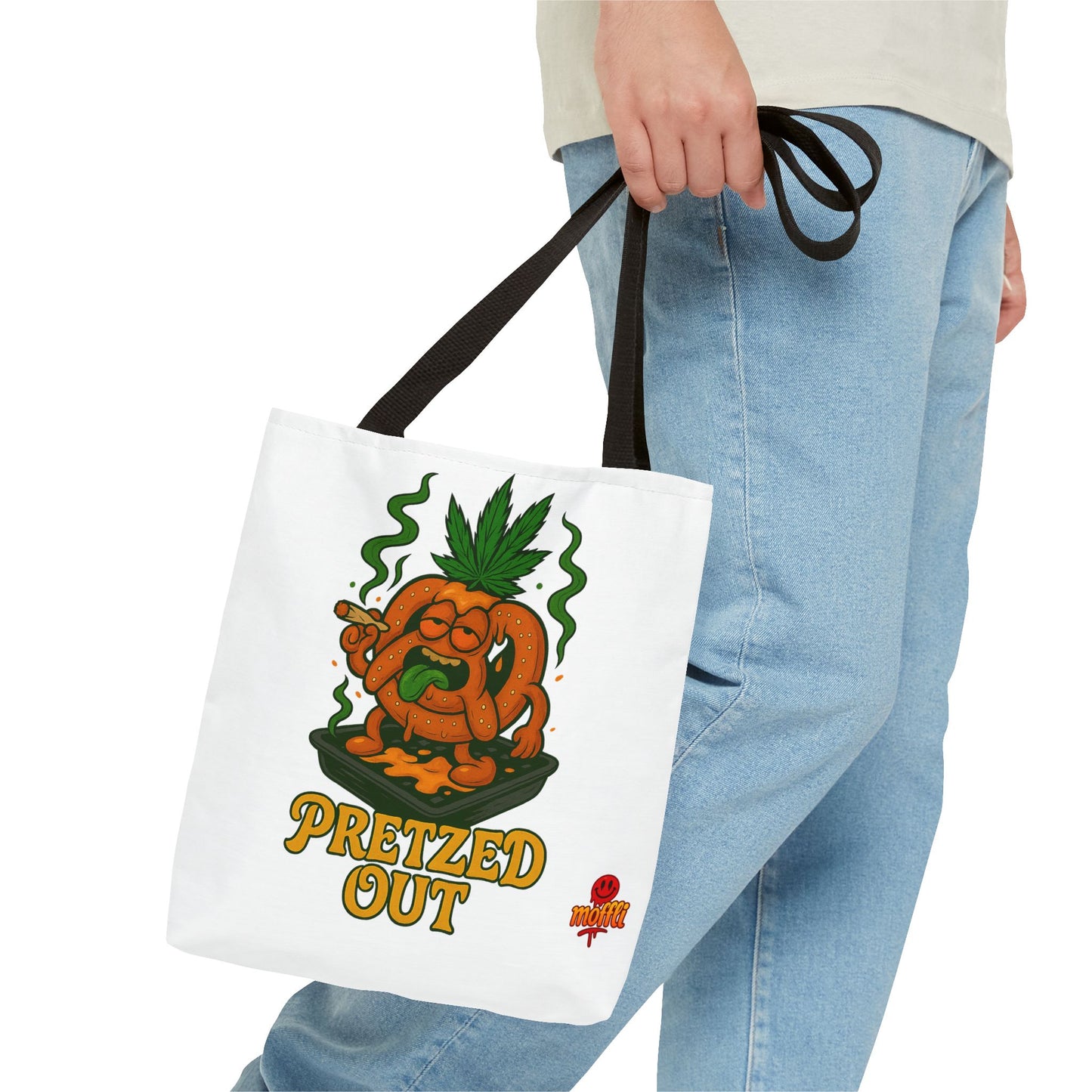 Pretzed Out Tote Bag – Funny High Pretzel 420 (Tax Included)