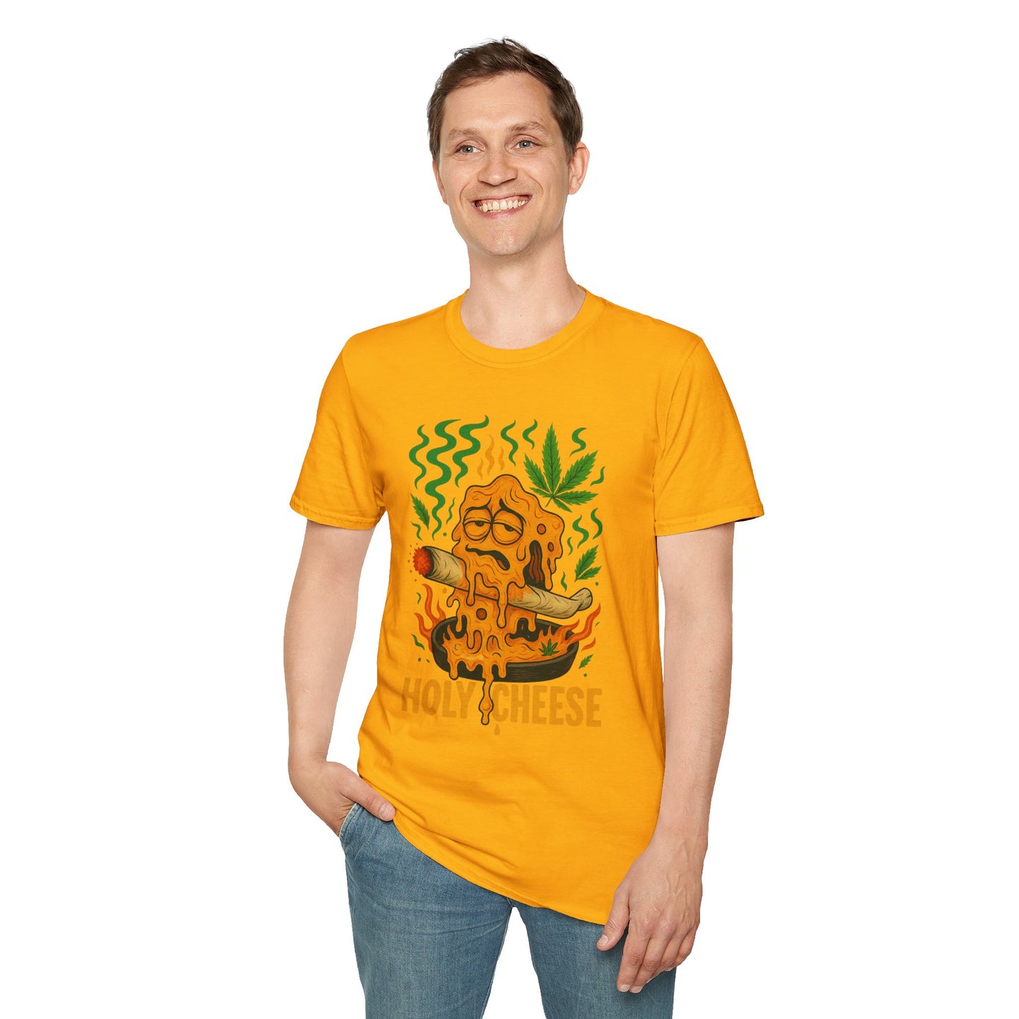 Holy Cheese T-Shirt – Funny Weed Cheese (Tax Included)