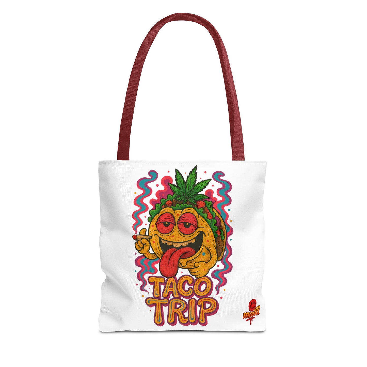 Taco Trip Tote Bag – Funny Stoner Taco Design (Tax Included)