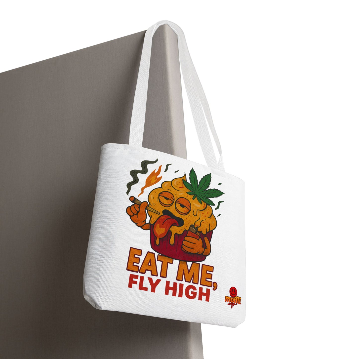 Eat Me Fly High Muffin Tote Bag – Funny Stoner Weed Edible (Tax Included)