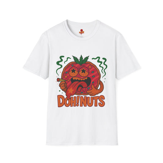 DOH! NUTS Funny Stoner Donut T-Shirt (Tax Included)