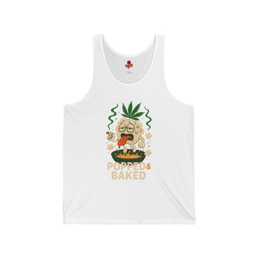 Funny Popped & Baked Weed Tank Top (Tax Included)