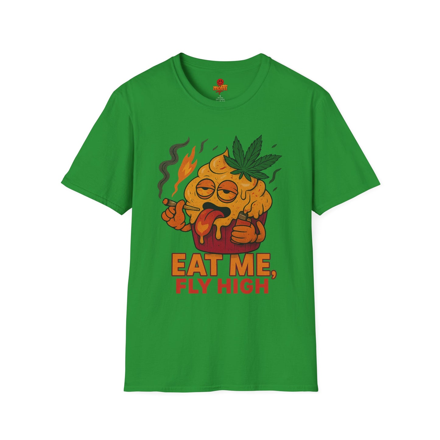 Eat Me Fly High T-Shirt – Funny Weed Muffin Shirt (Tax Included)