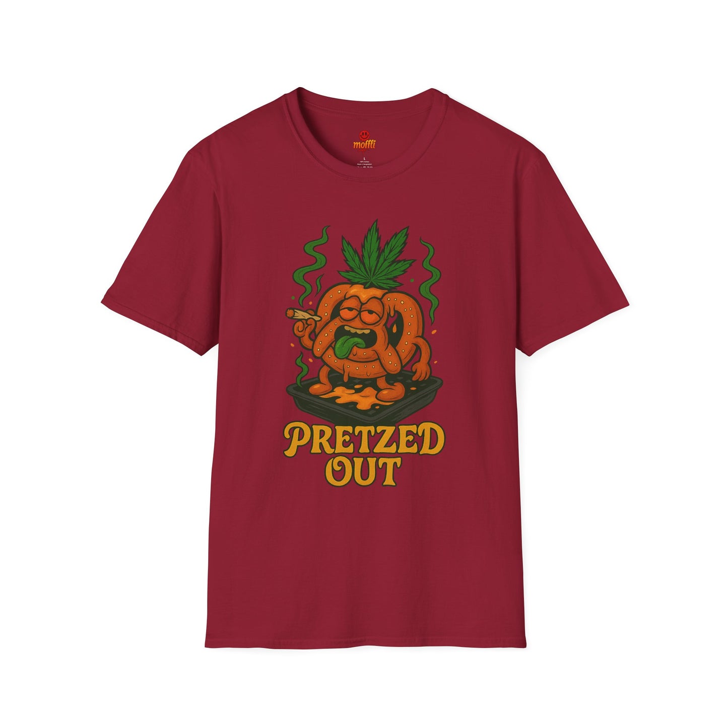 Pretzed Out T-Shirt – Funny Stoner Pretzel Shirt (Tax Included)