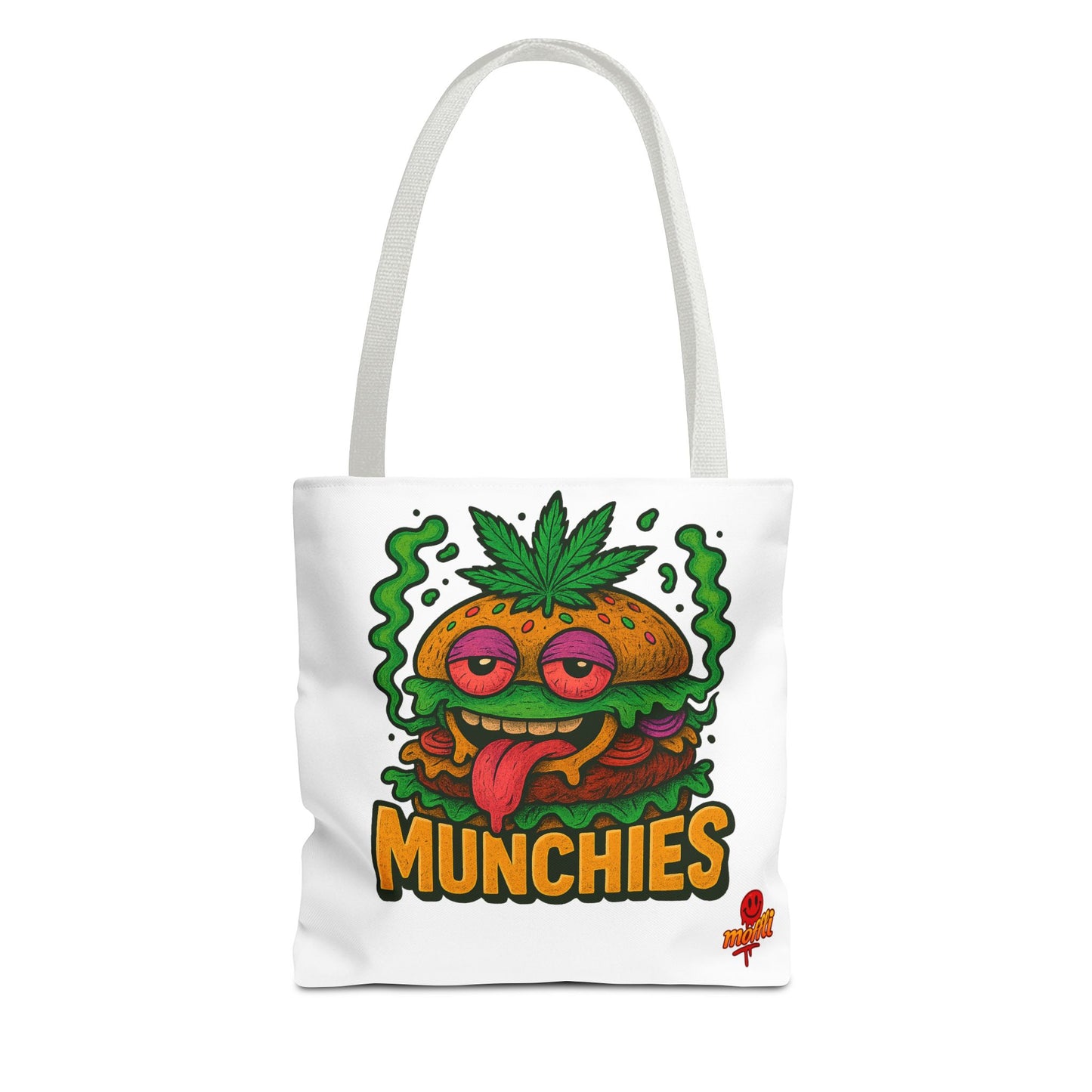 Munchies Burger Tote Bag – Funny Weed Food (Tax Included)