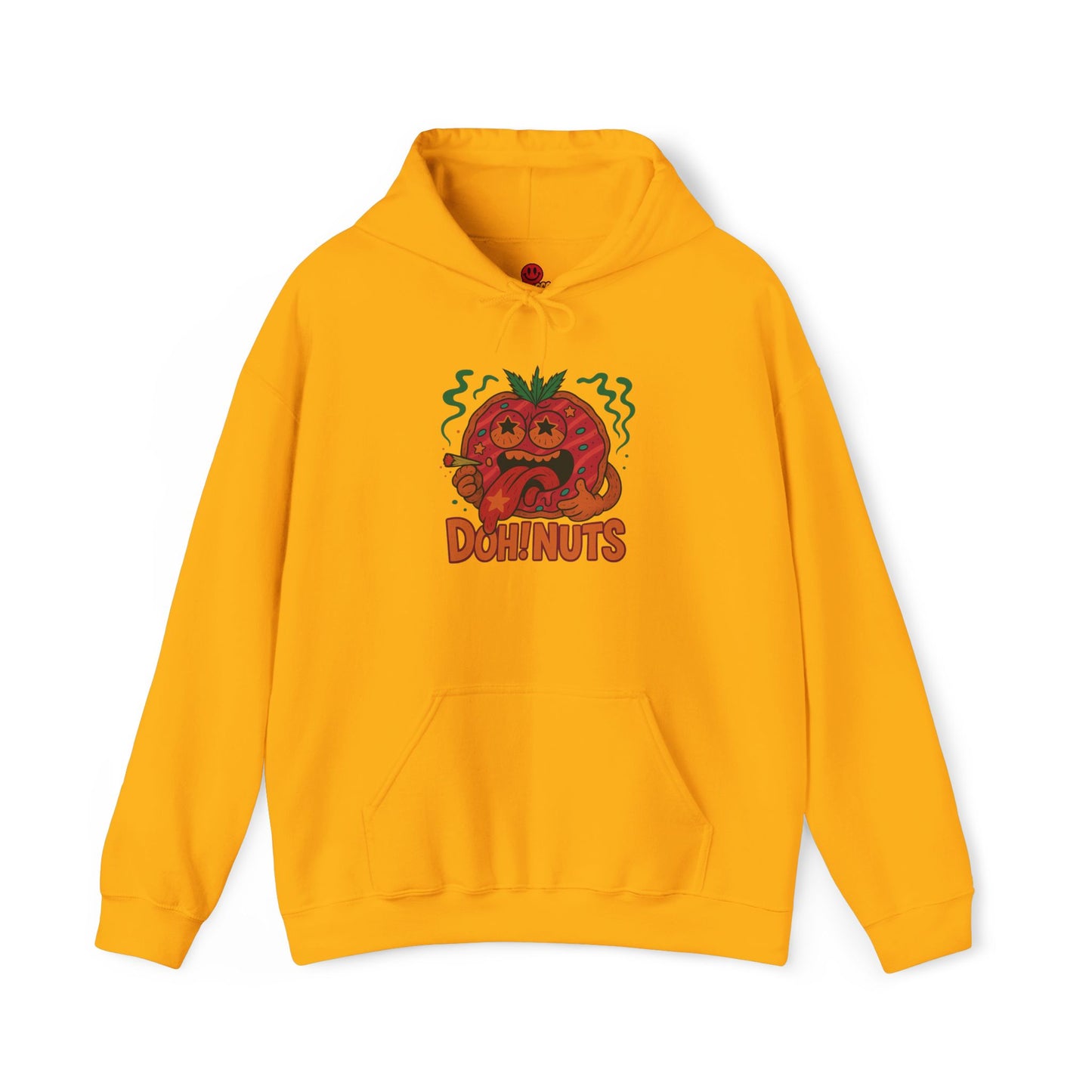 Doh! Nuts Star-Eyes Hoodie – Funny Weed Donut (Tax Included)