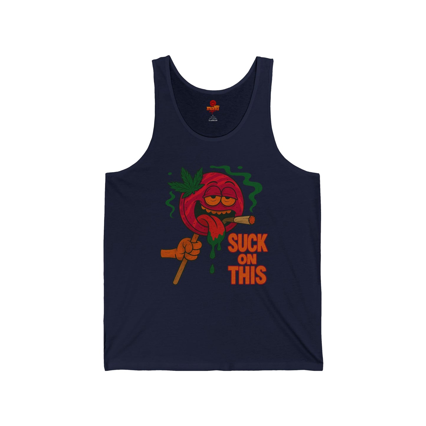 Suck On This Tank Top, Funny Stoner Lollipop  (Tax Included)