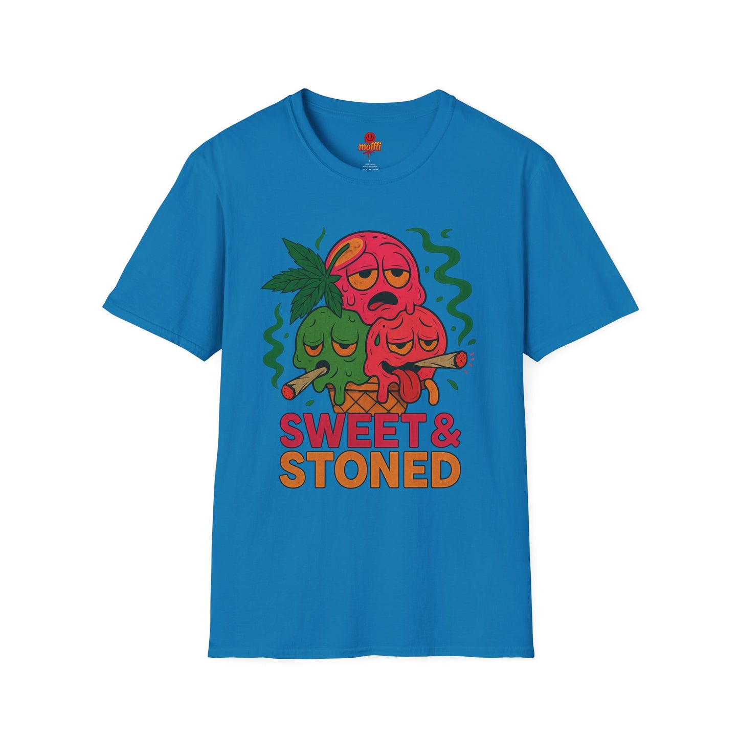 Sweet & Stoned T-Shirt – Funny Weed Ice Cream (Tax Included)