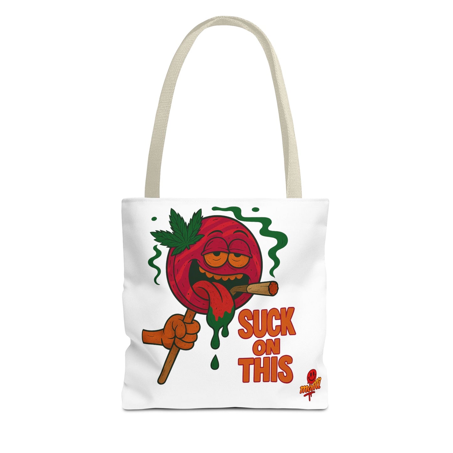 Suck on This Tote Bag – Funny Lollipop Weed Design (Tax Included)