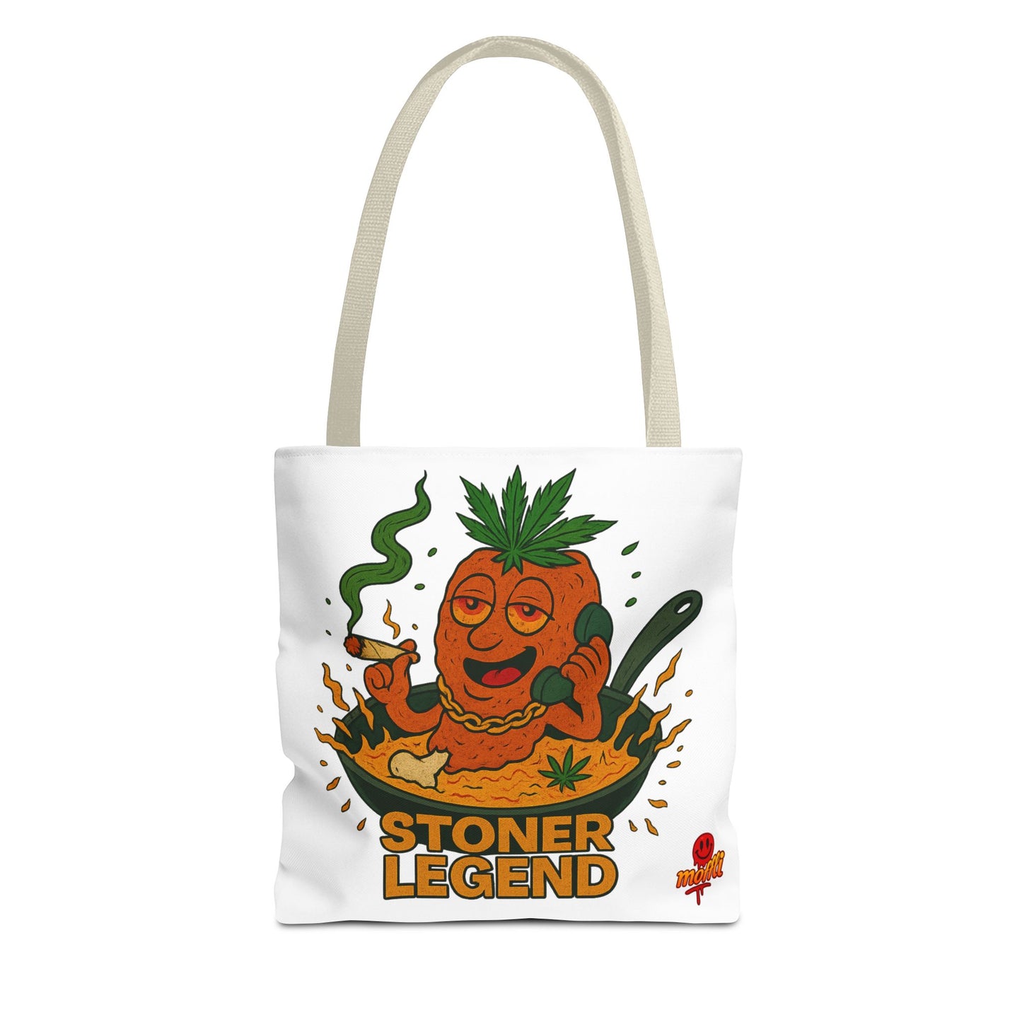 Stoner Legend Tote Bag – Funny Weed Chef Design (Tax Included)