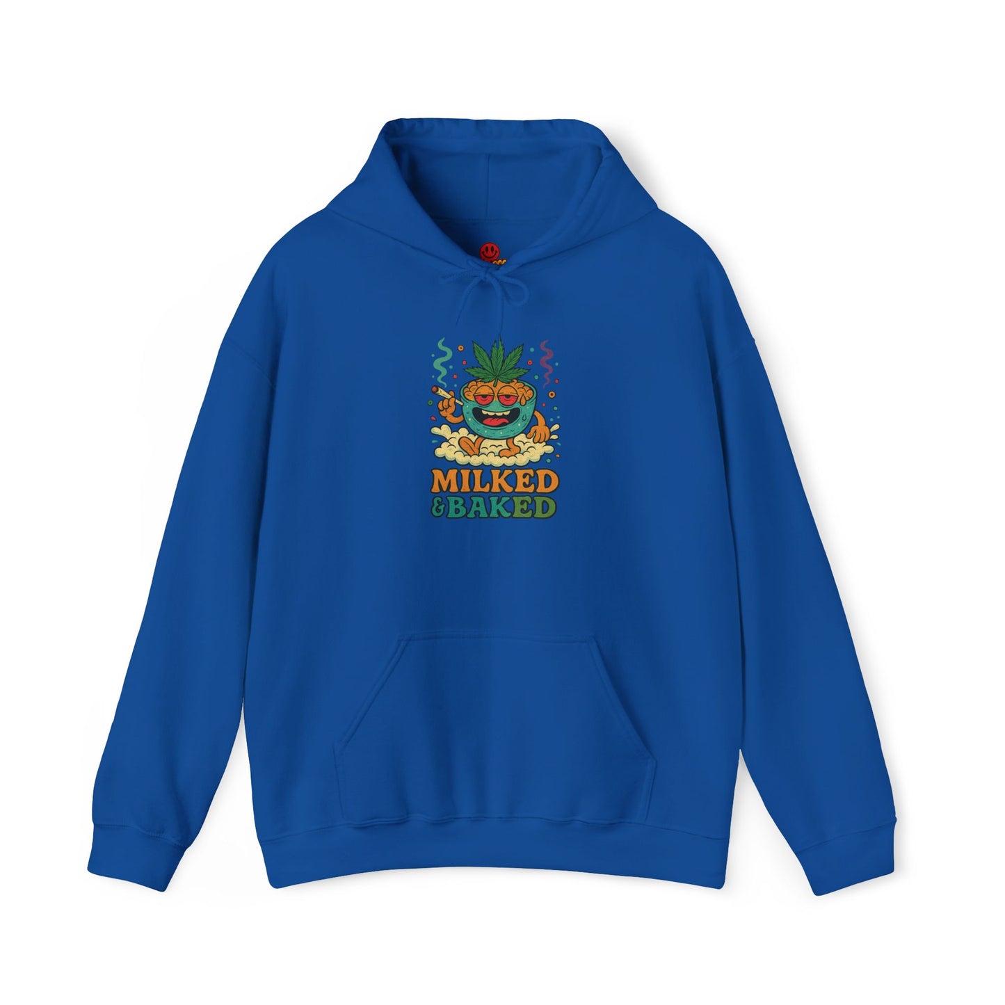 Milked & Baked Hoodie – Funny Green Cereal Bowl Weed (Tax Included)