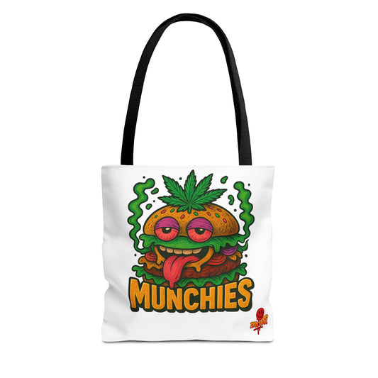 Munchies Burger Tote Bag – Funny Weed Food (Tax Included)