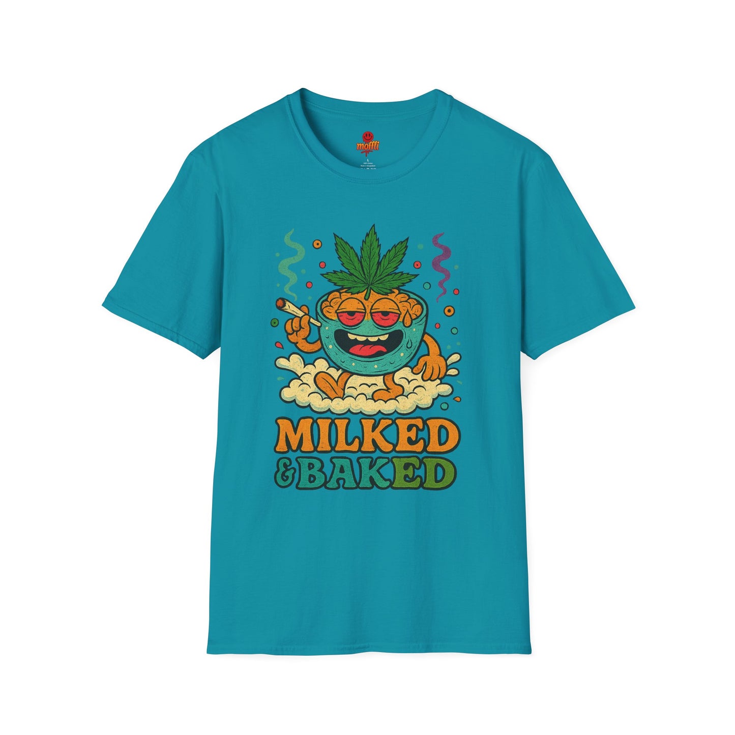 Milked & Baked Stoner  420 Cereal Shirt (Tax Included)