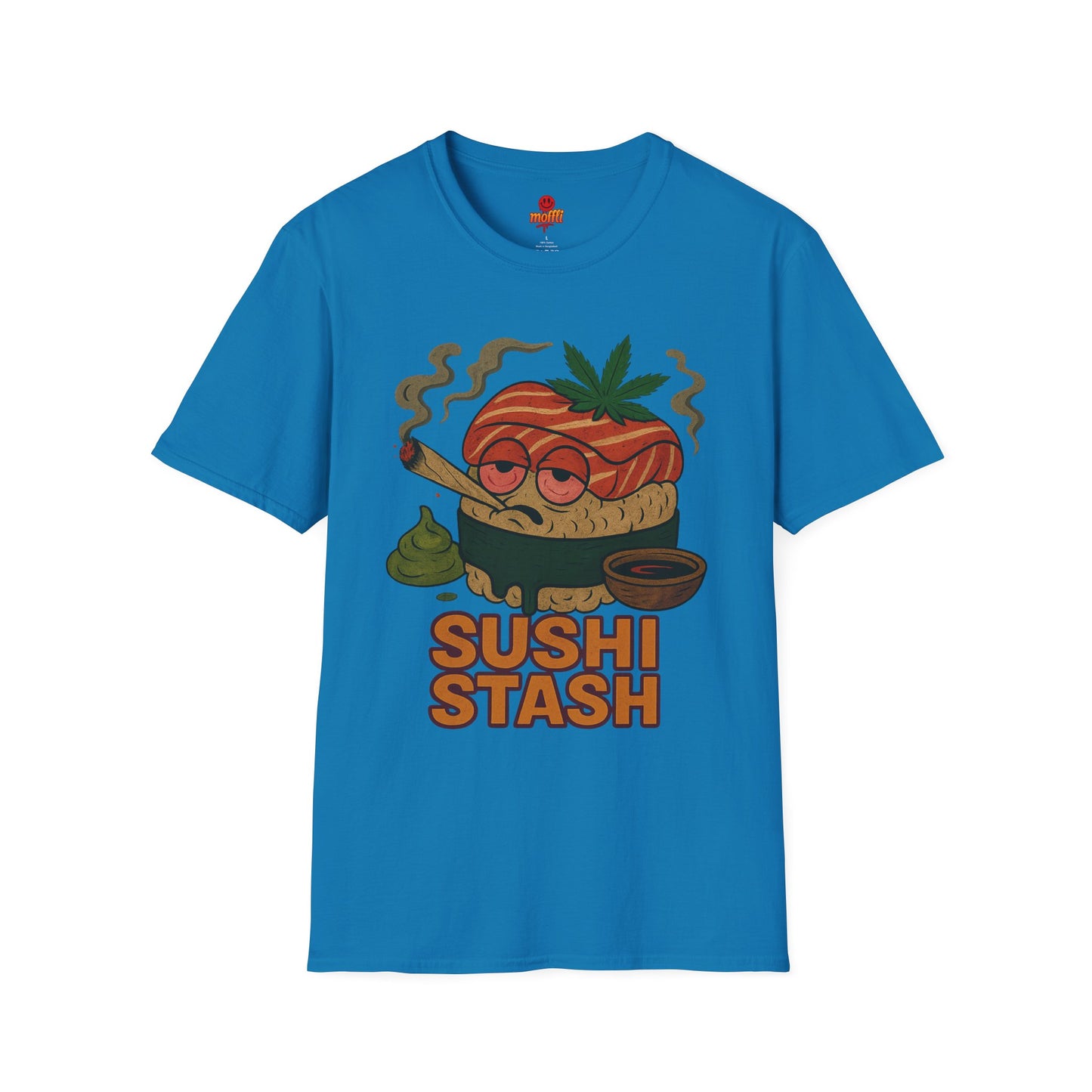 Sushi Stash T-Shirt – Funny Weed Sushi (Tax Included)