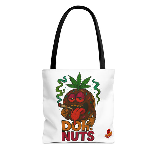 Doh! Nuts Tote Bag – Funny Weed Donut Design (Tax Included)