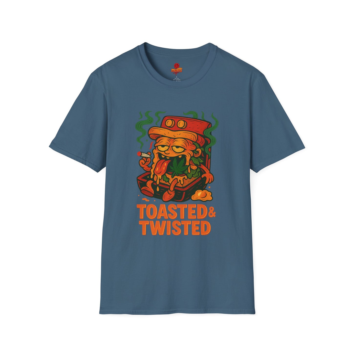 Toasted & Twisted T-Shirt – Funny Weed Sandwich (Tax Included)