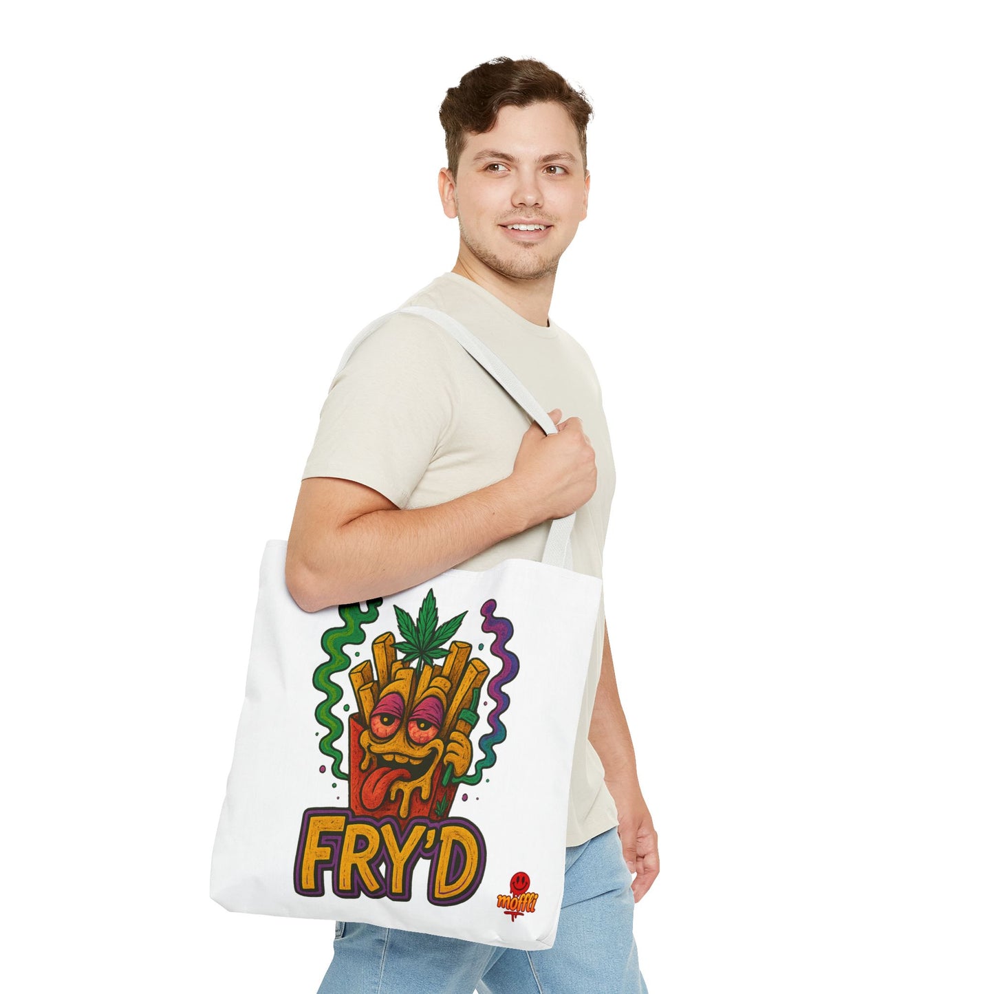 FRY’D Tote Bag – Funny Weed Fries 420 (Tax Included)