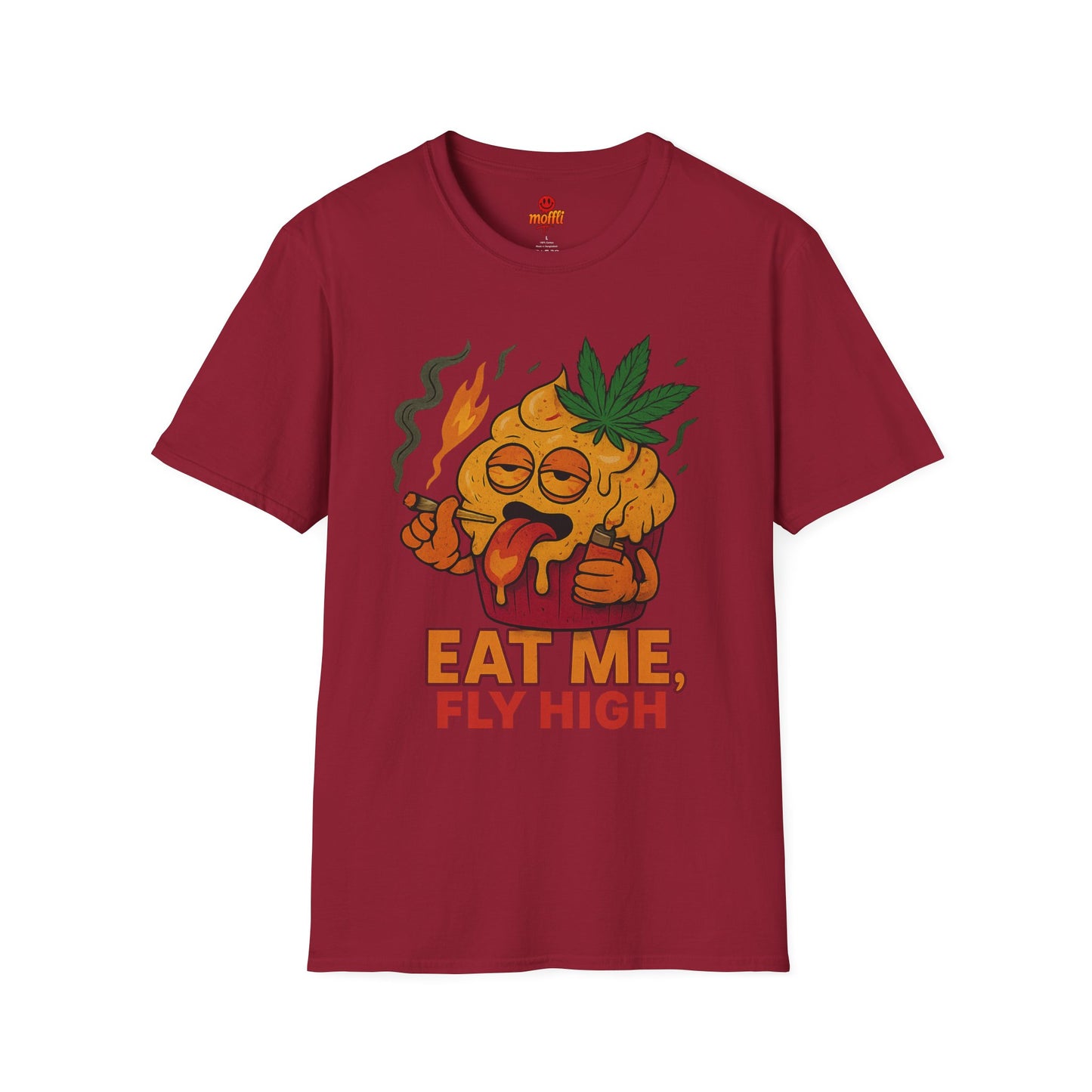 Eat Me Fly High T-Shirt – Funny Weed Muffin Shirt (Tax Included)