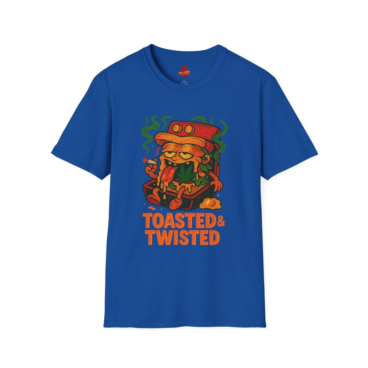Toasted & Twisted T-Shirt – Funny Weed Sandwich (Tax Included)