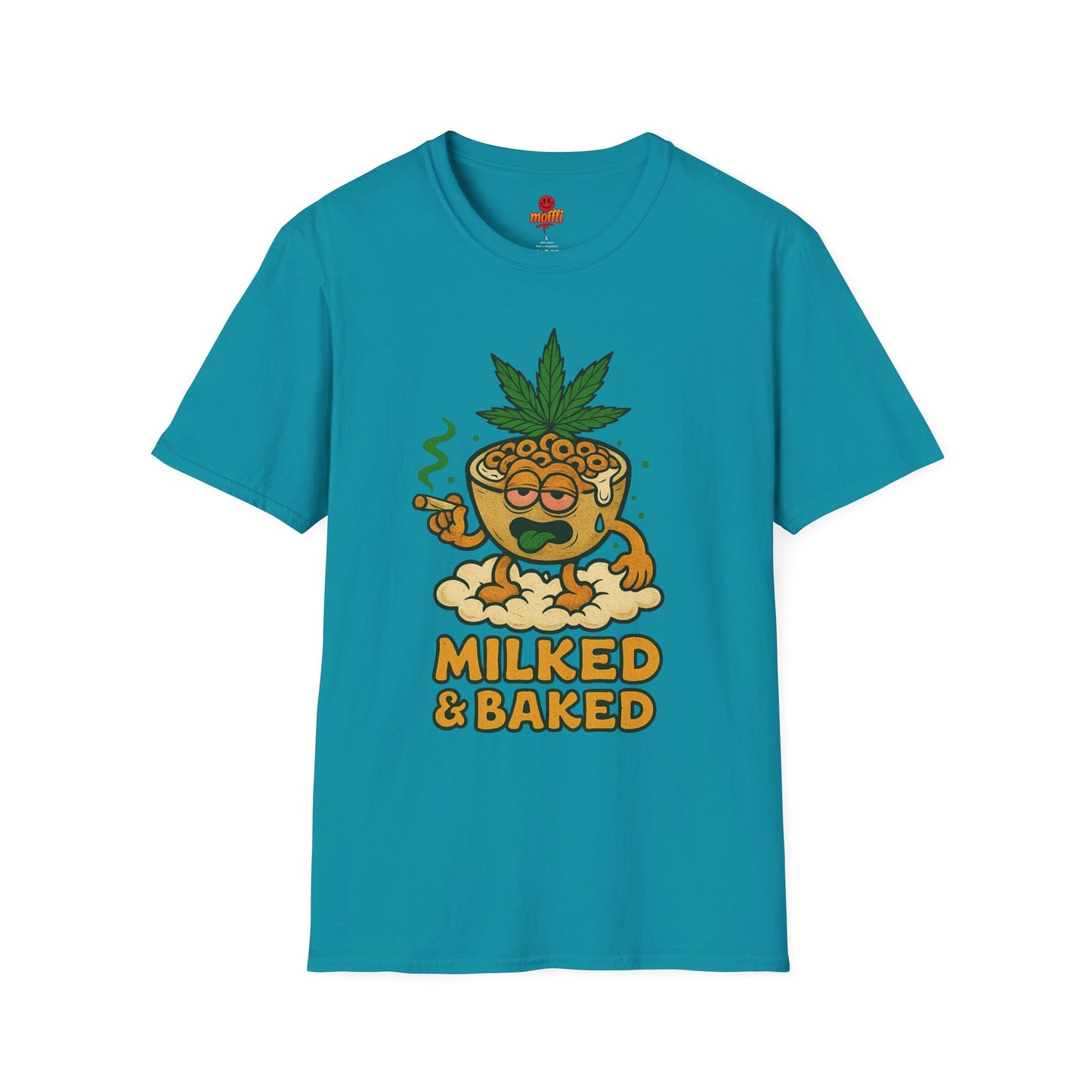 Milked & Baked Funny Cereal Weed Shirt (Tax Included)