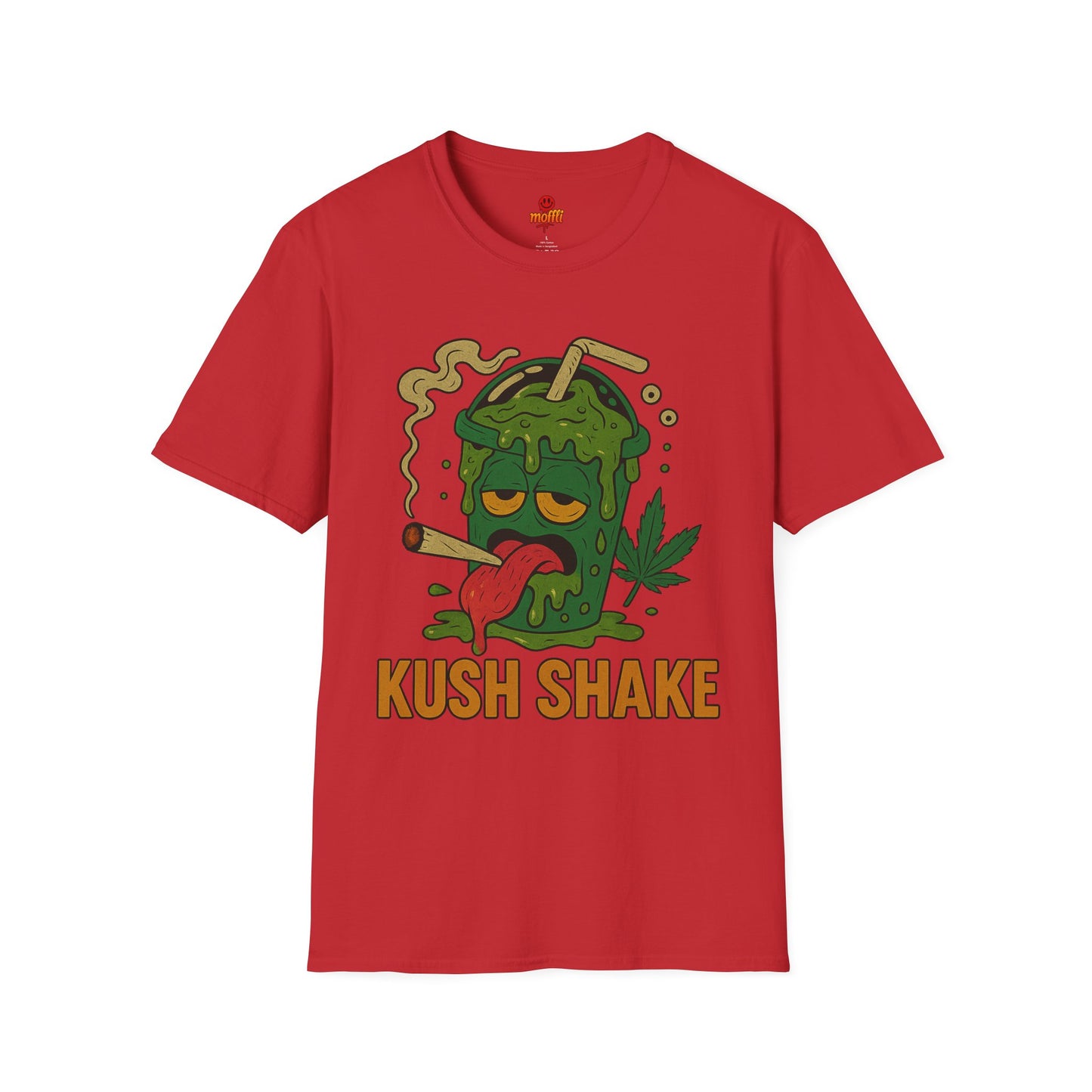 Kush Shake T-Shirt – Funny Weed Milkshake Shirt (Tax Included)