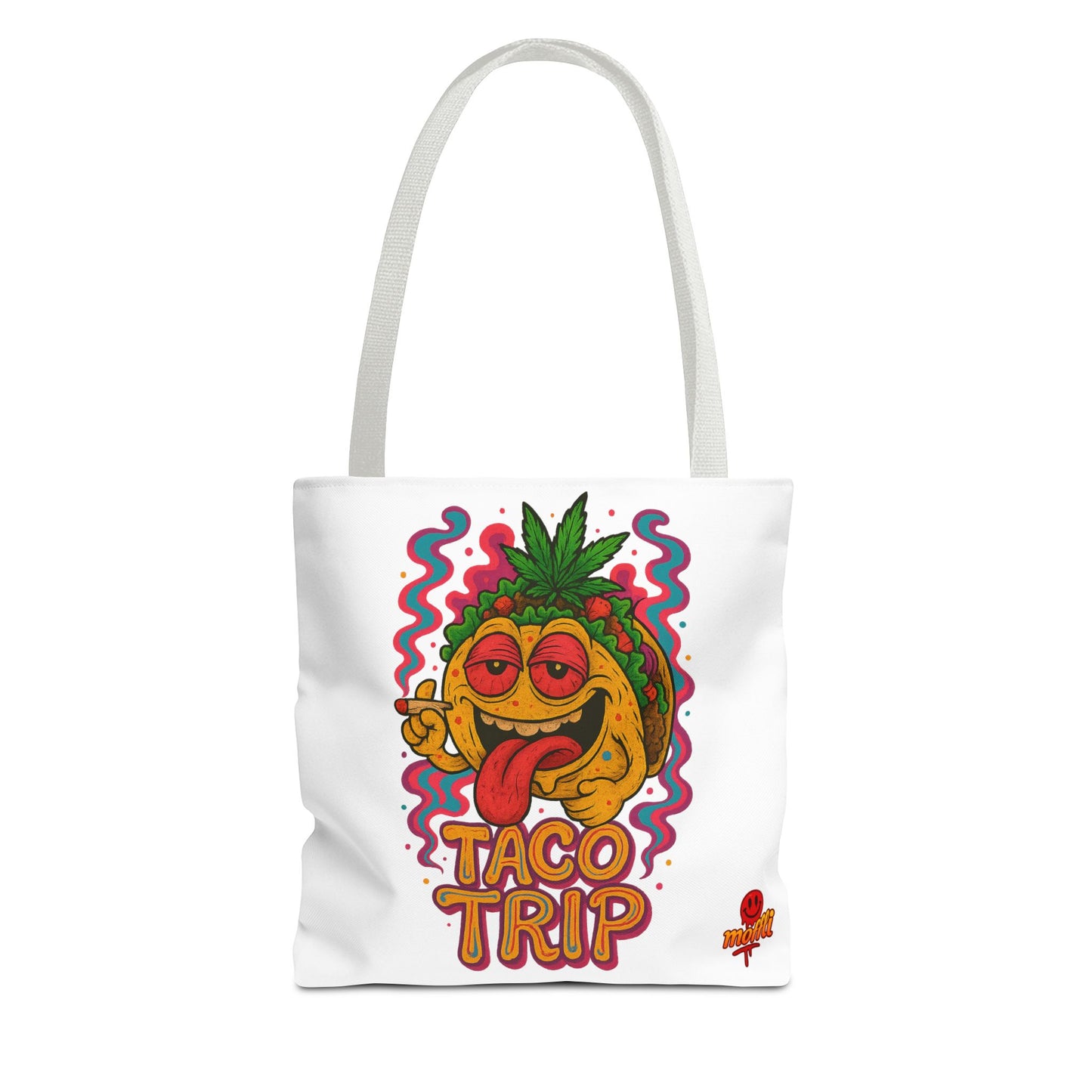 Taco Trip Tote Bag – Funny Stoner Taco Design (Tax Included)